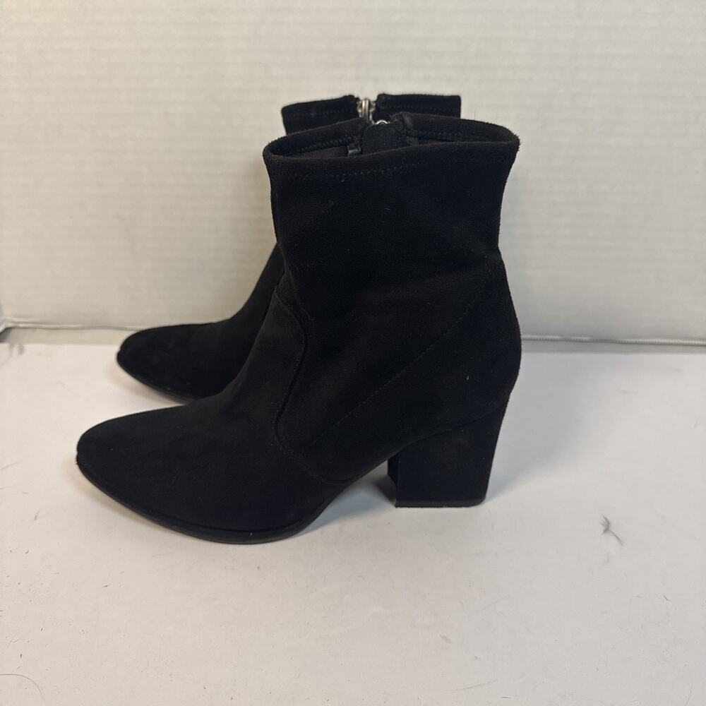 MICHAEL Michael Shannon Cutout Ankle Boots Block Heel Buckle Zip Size7